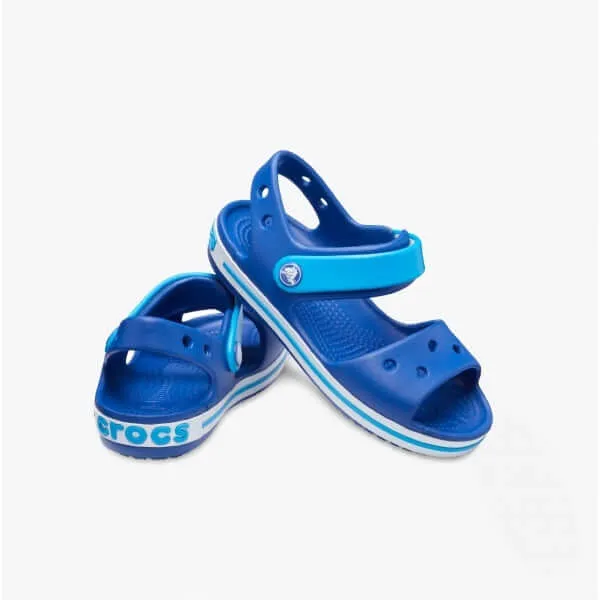 12856-4BX CROCBAND SANDAL Kids Sandals Cerulean Blue/Ocean