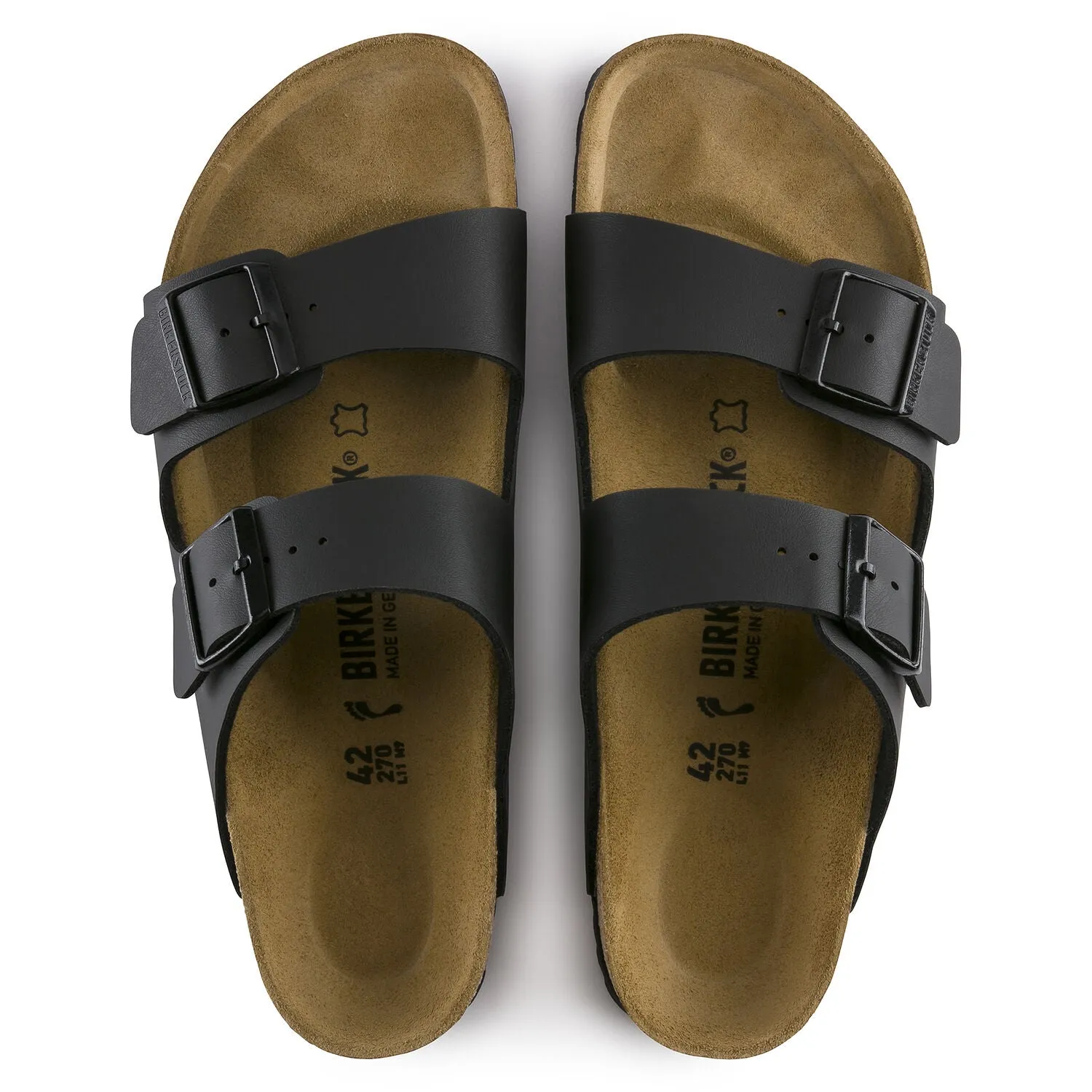 Birkenstock Arizona Black Birko Flor