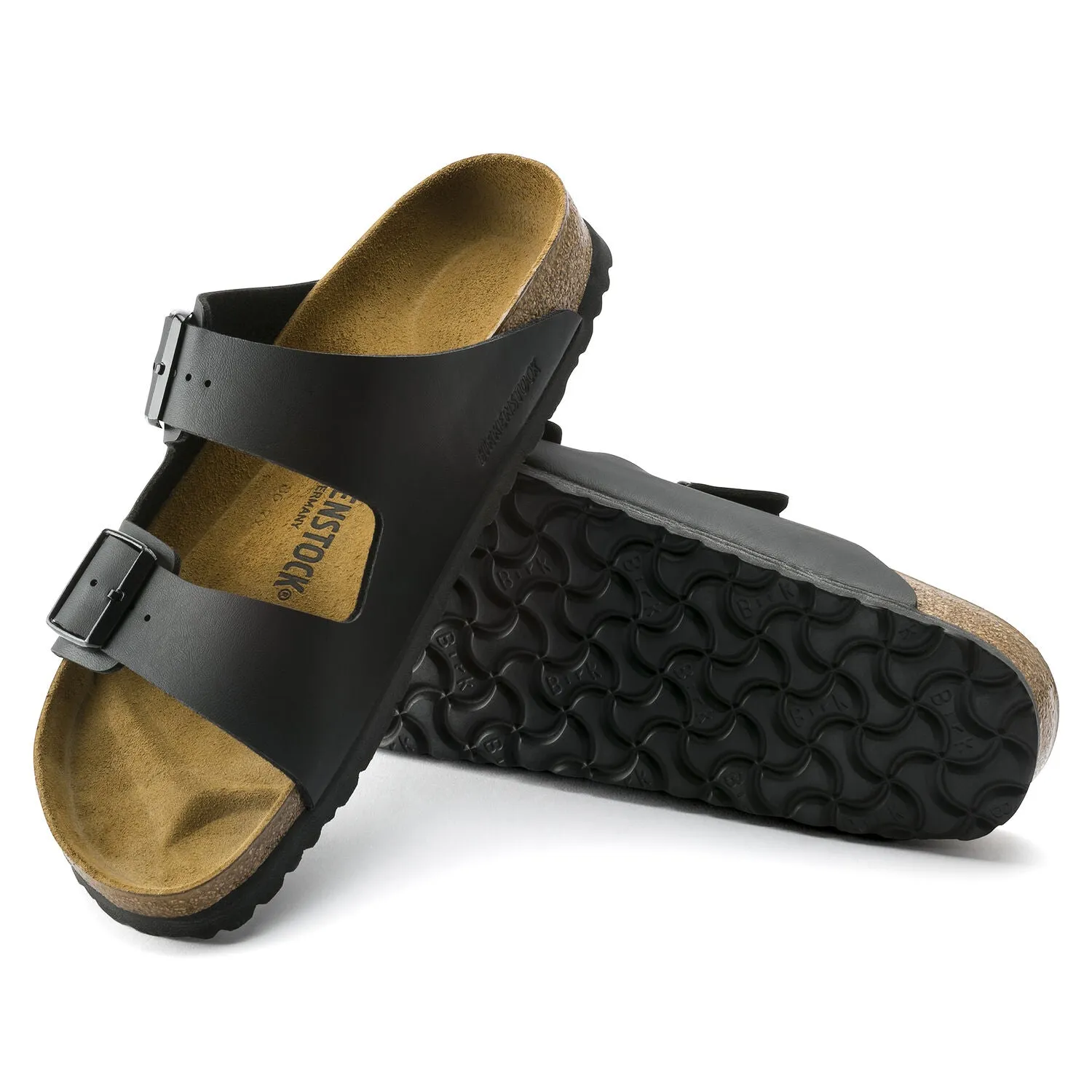 Birkenstock Arizona Black Birko Flor