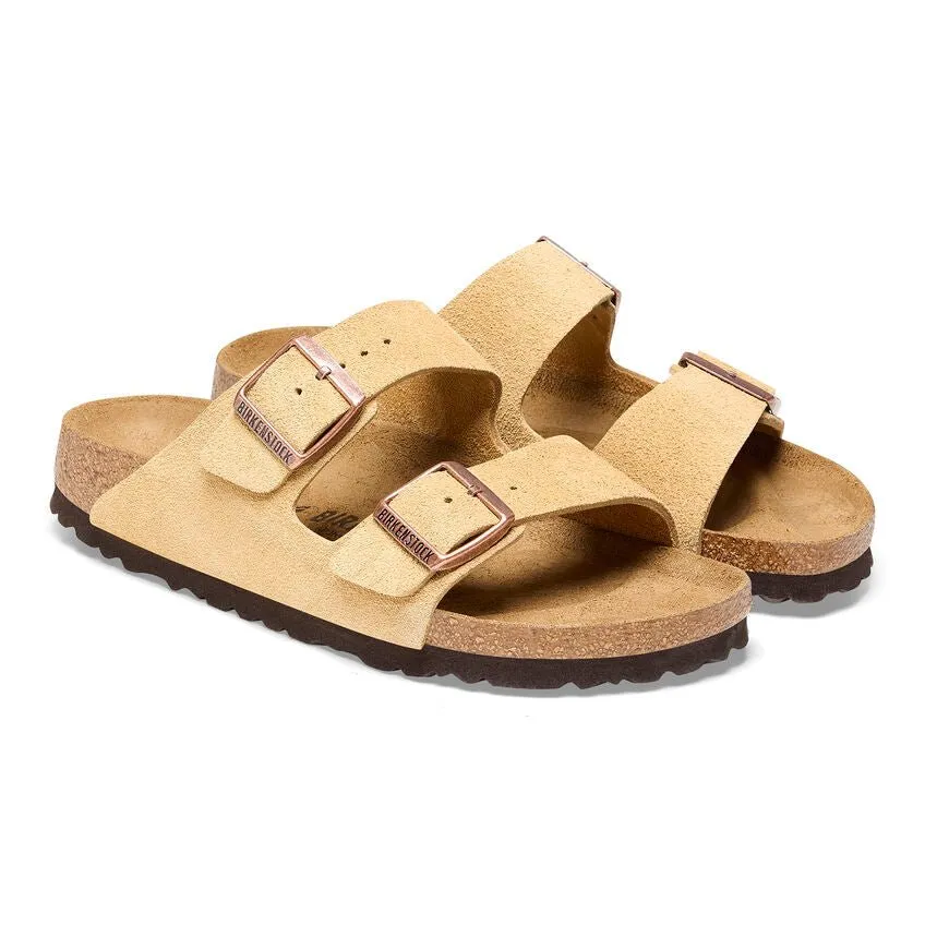 Birkenstock Arizona - Latte Cream Suede