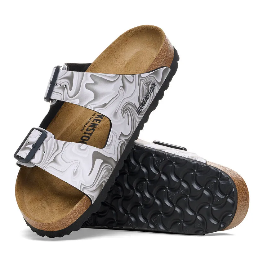 Birkenstock Arizona Marble Black White