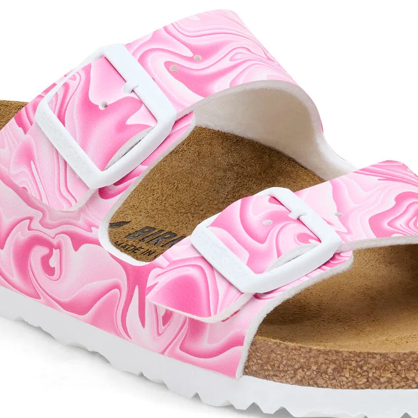 Birkenstock Arizona Marble Fuschia Tulip Birk Flor