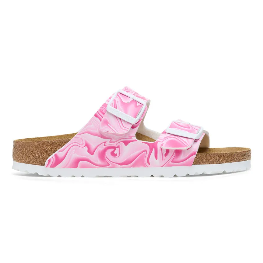 Birkenstock Arizona Marble Fuschia Tulip Birk Flor