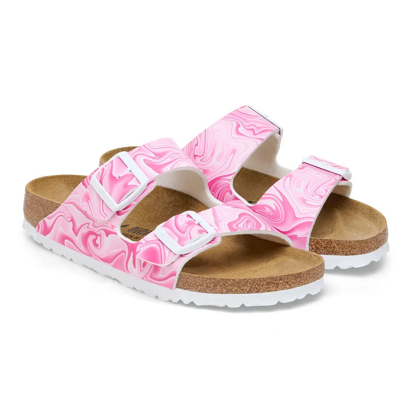 Birkenstock Arizona Marble Fuschia Tulip Birk Flor