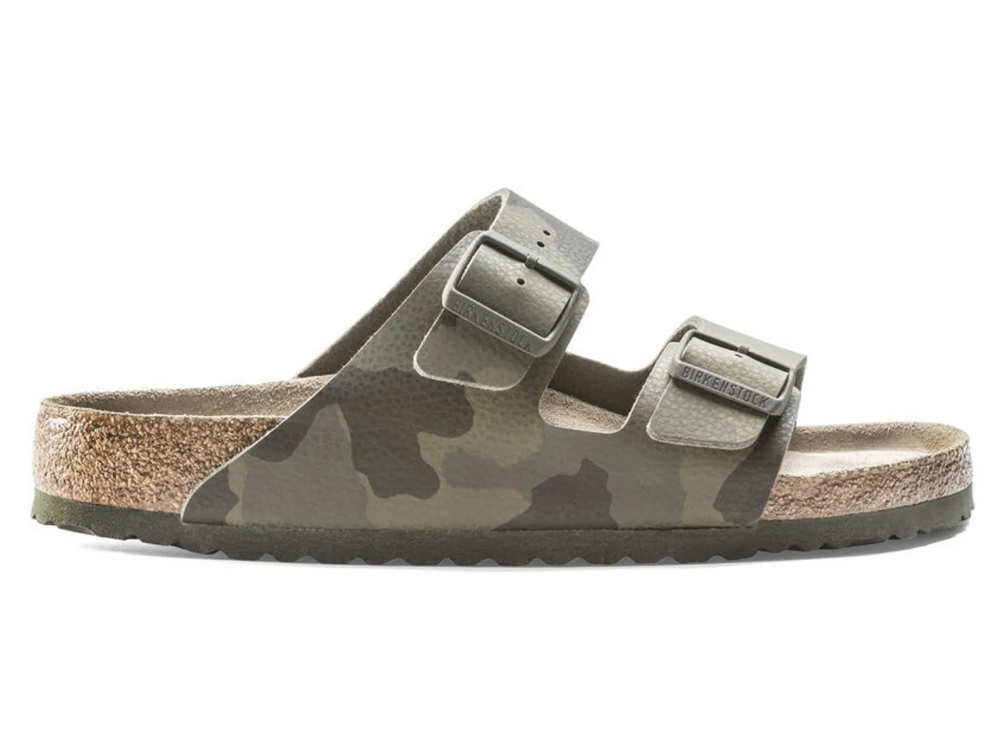 Birkenstock: Arizona SFB Desert Soil in Camo Green