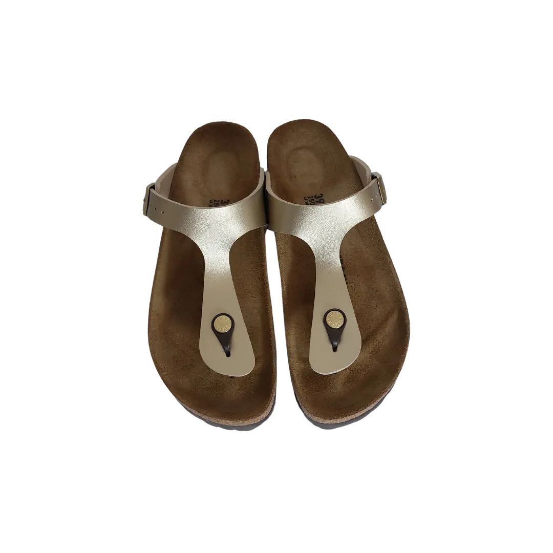 Birkenstock Gizeh Gold Birkenstock Sandals | Gently Used |