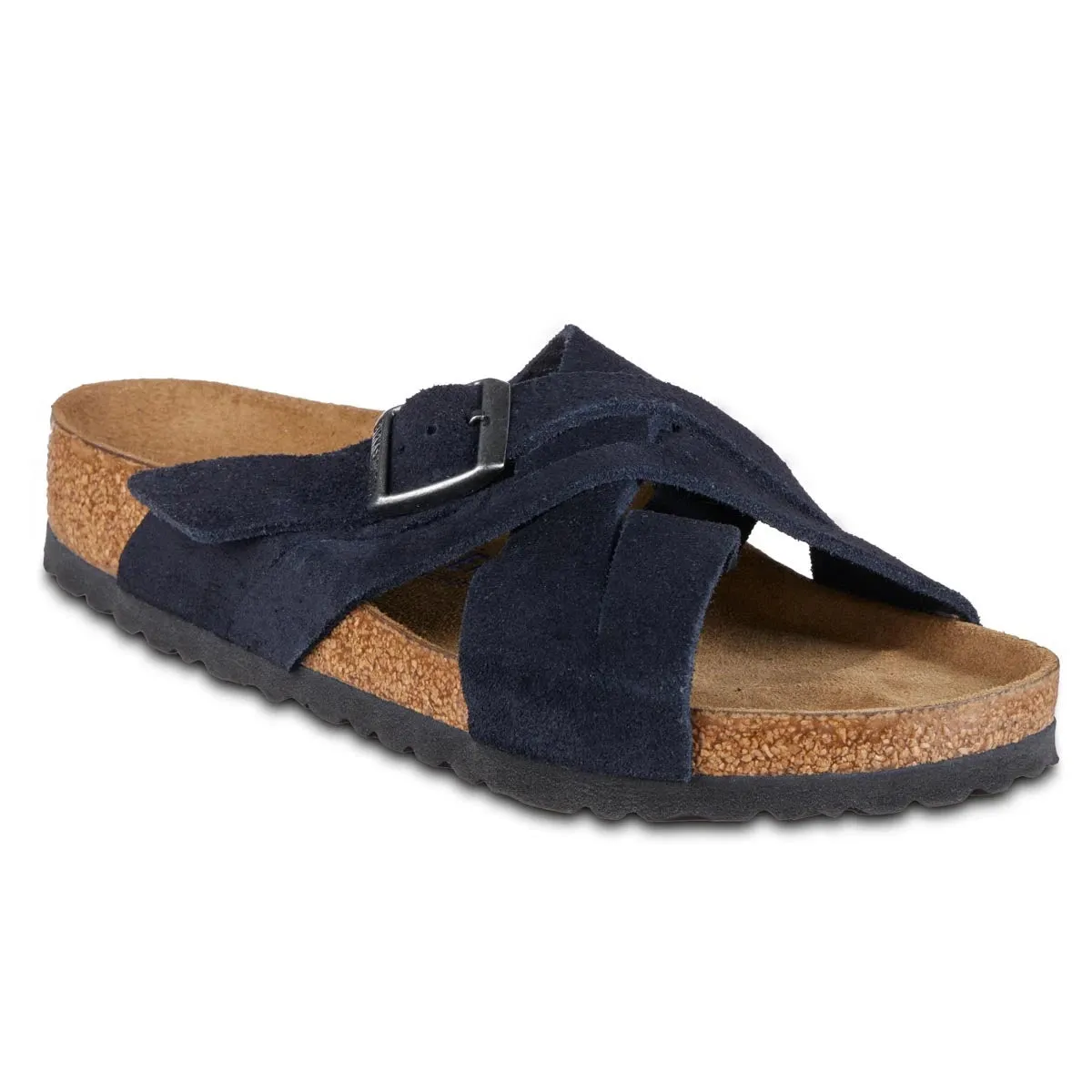 Birkenstock Lugano Soft Footbed Suede Sandals