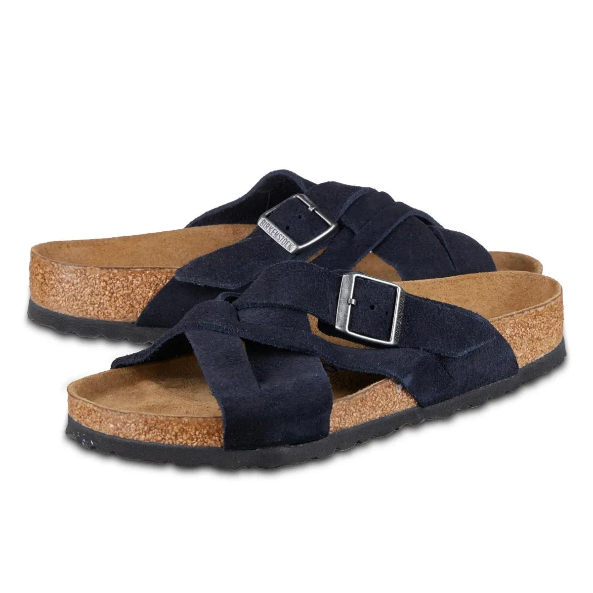 Birkenstock Lugano Soft Footbed Suede Sandals