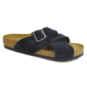 Birkenstock Unisex Sandals Lugano Casual Buckle Slides Suede Leather - UK 11.5