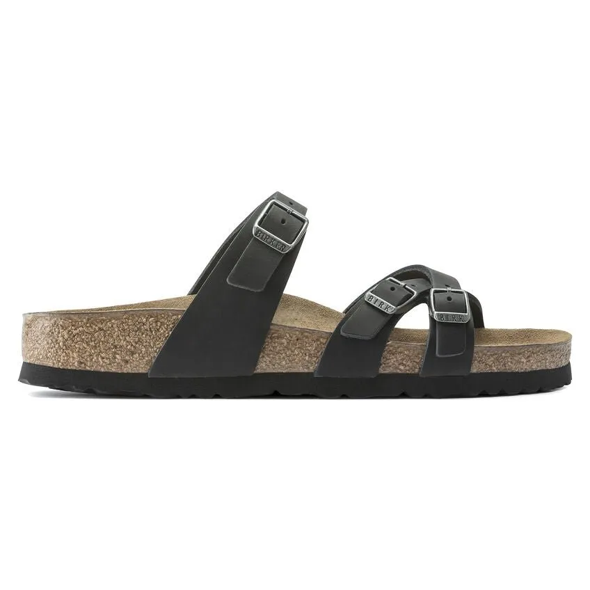 Birkenstock Women's Franca - Black Oiled Leather