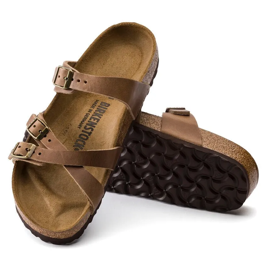 Birkenstock Women's Franca - Tobacco Brown Oiled Leather