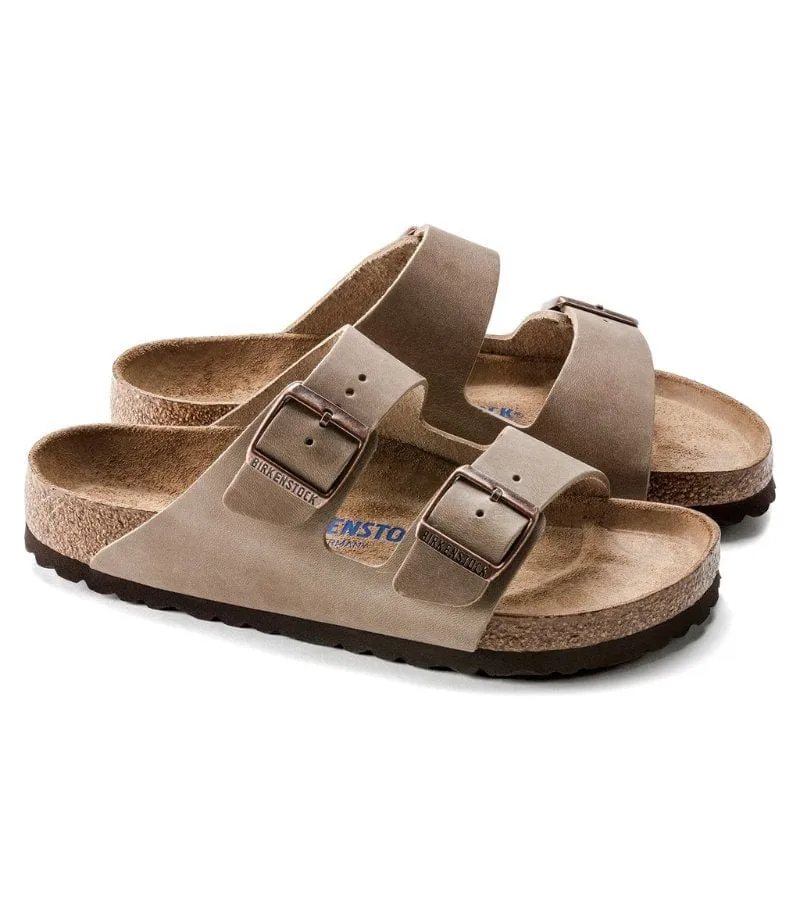 Birkenstock Womens Slip On Arizona Oiled Leather Soft Footbed - 552813