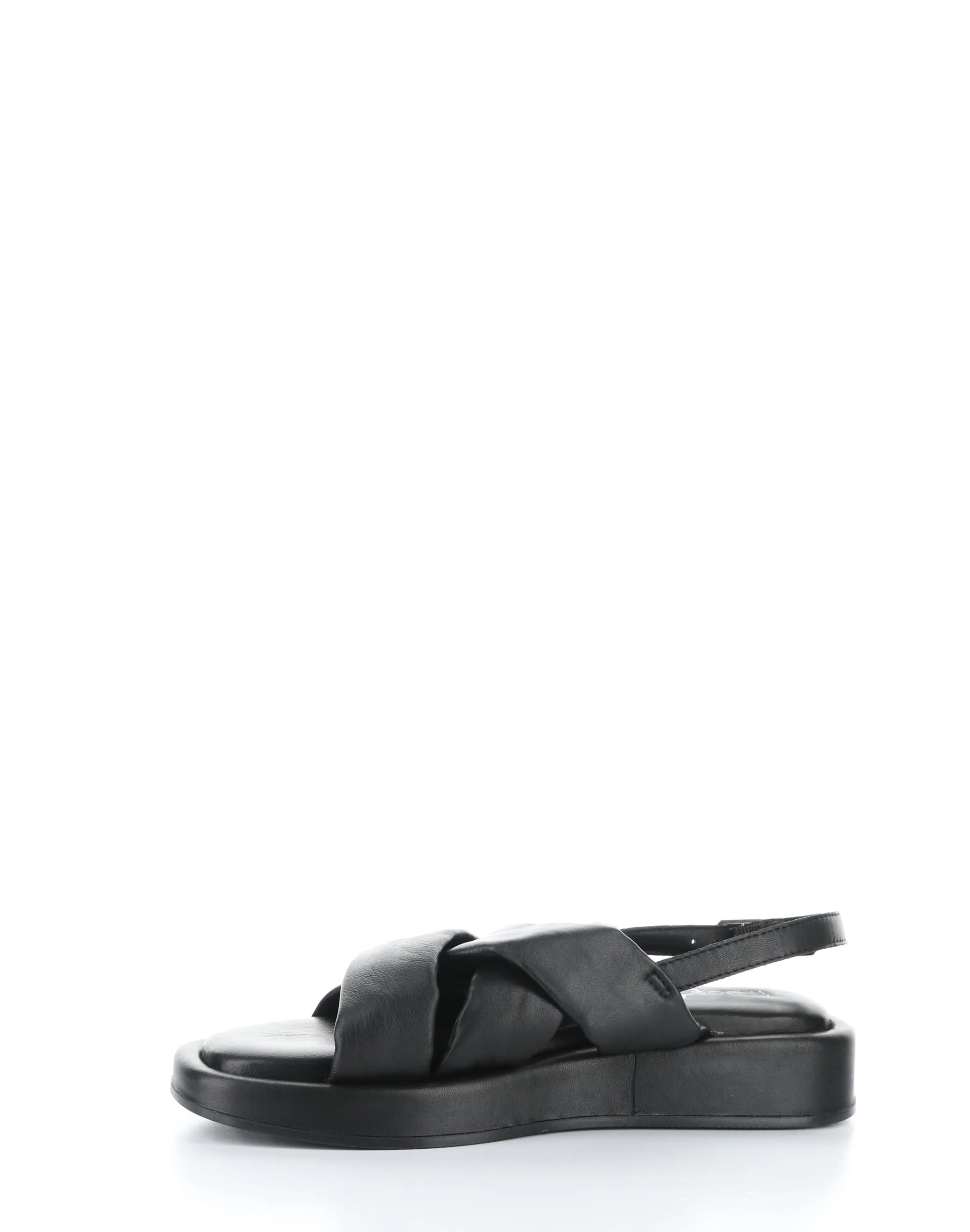 BLITZ BLACK Buckle Sandals