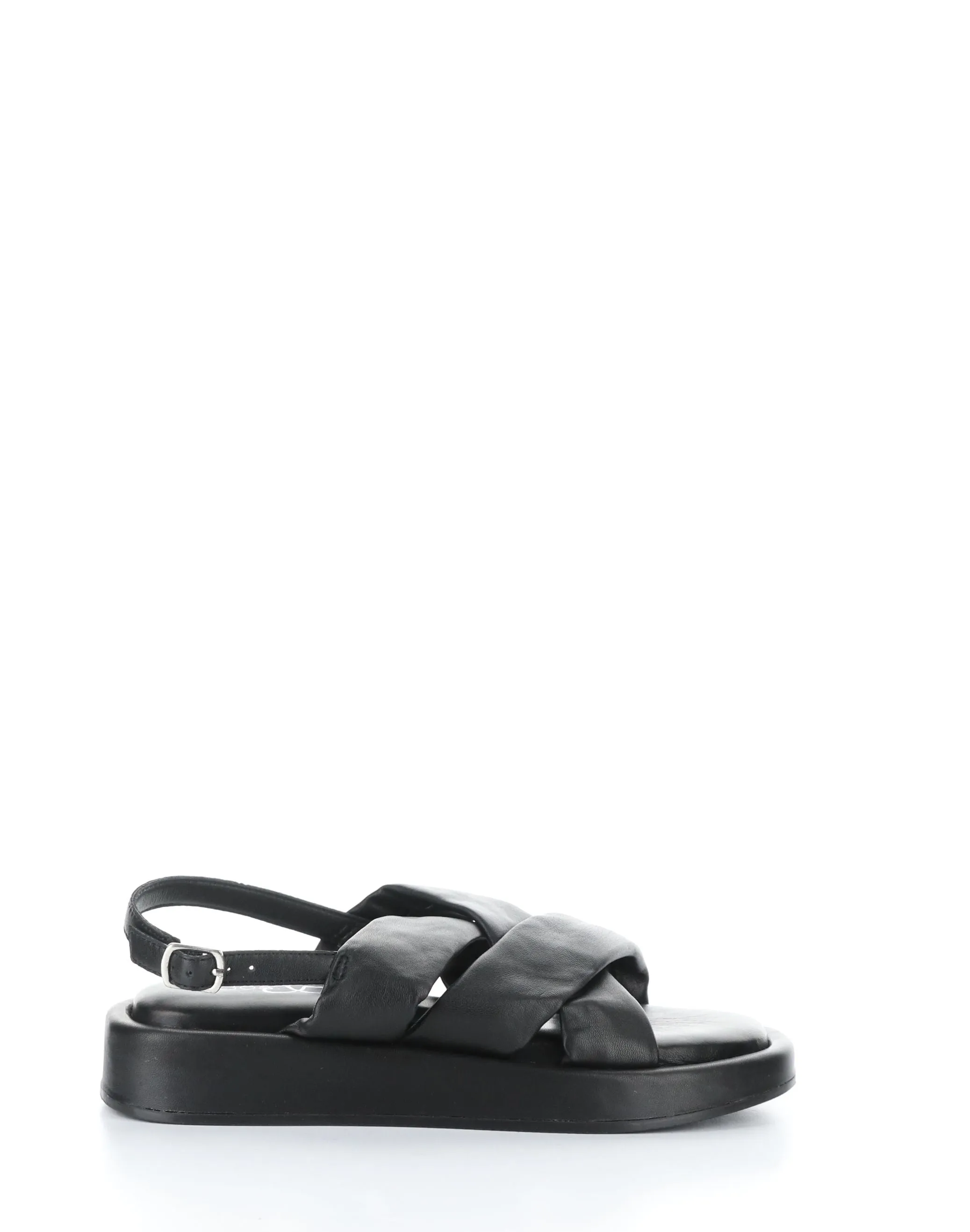 BLITZ BLACK Buckle Sandals