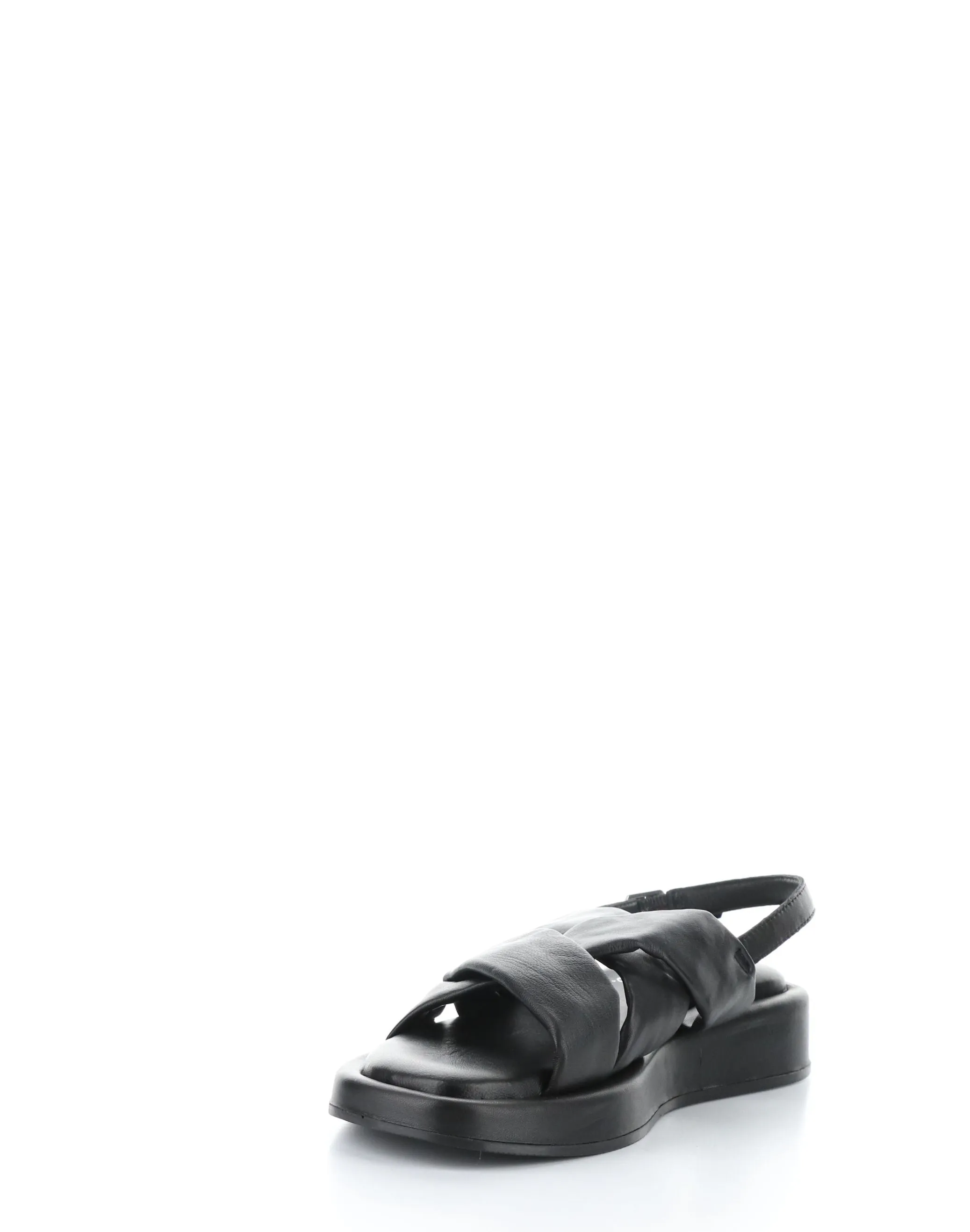 BLITZ BLACK Buckle Sandals