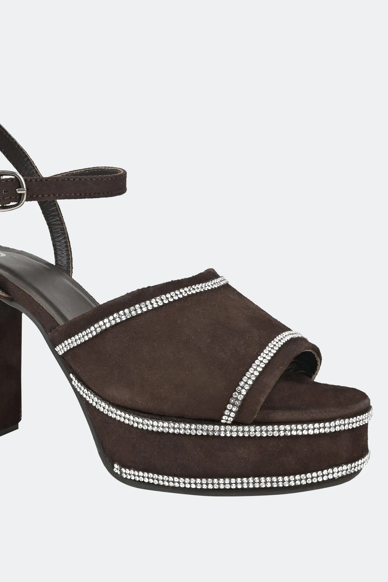 Brown Suede Platforms For Women