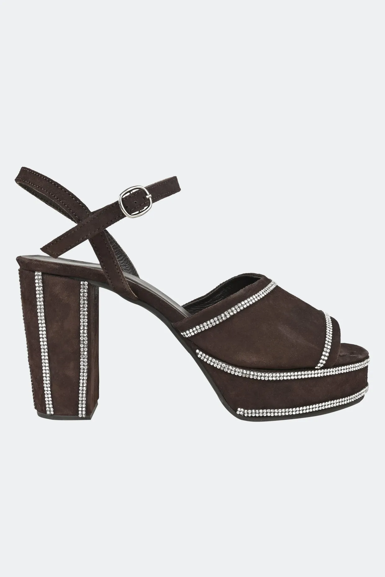 Brown Suede Platforms For Women