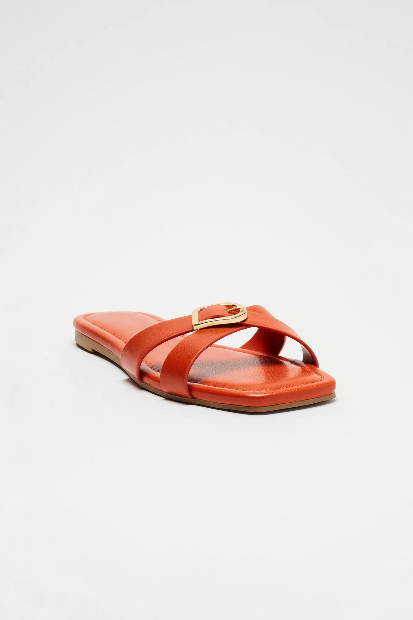 Call It Quits Sandals - Orange