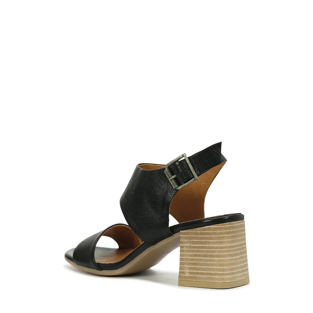 Checca Leather Sling Back Sandals