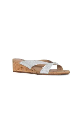 Contessa Wedge Sandals - Silver