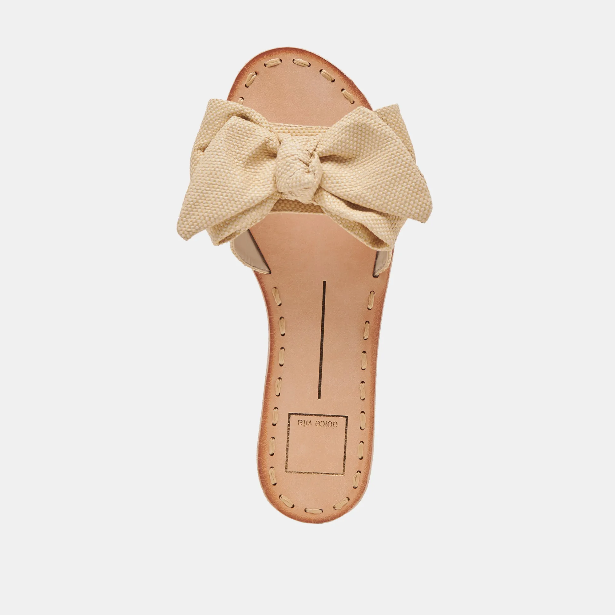 DARSEY SANDALS LT NATURAL RAFFIA