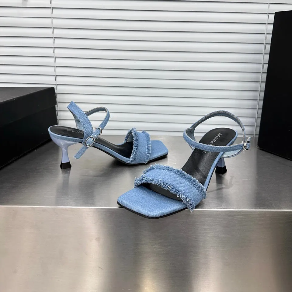 Denim Sandals