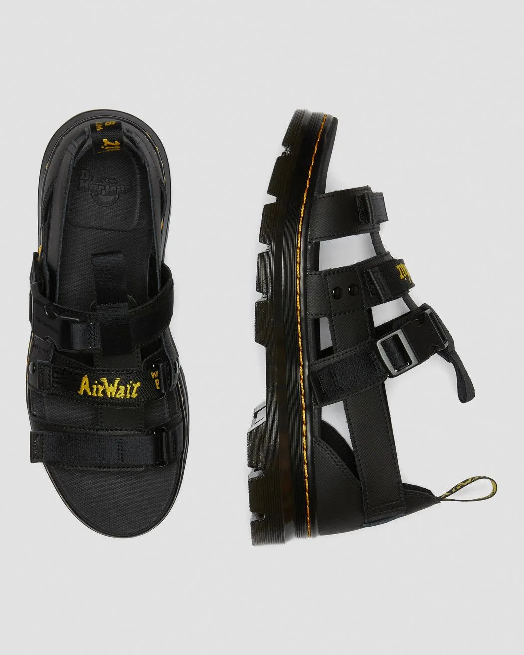 Dr. Martens UNISEX PEARSON WEBBING SANDALS (Black Element)