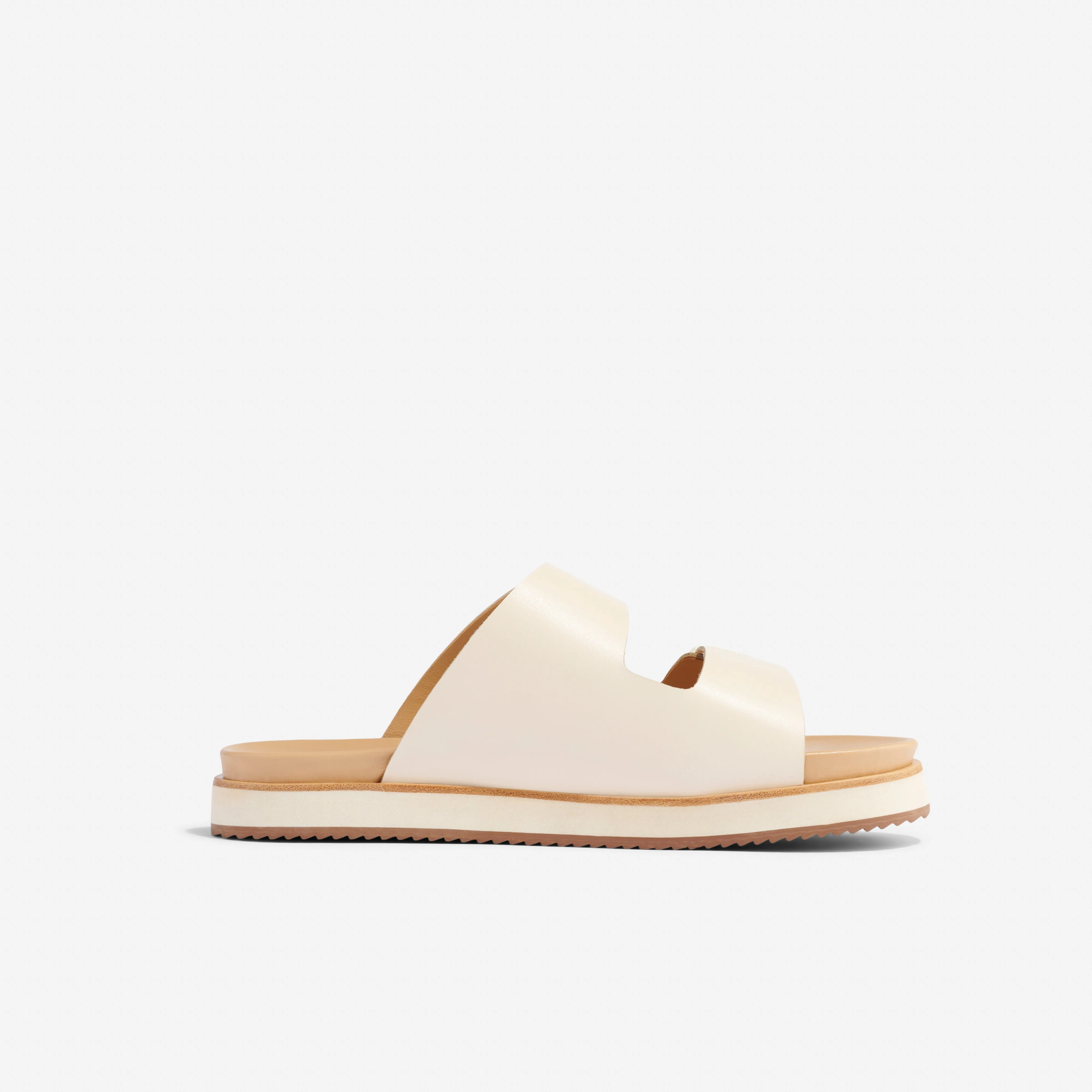 Ella Flatform Slide Bone