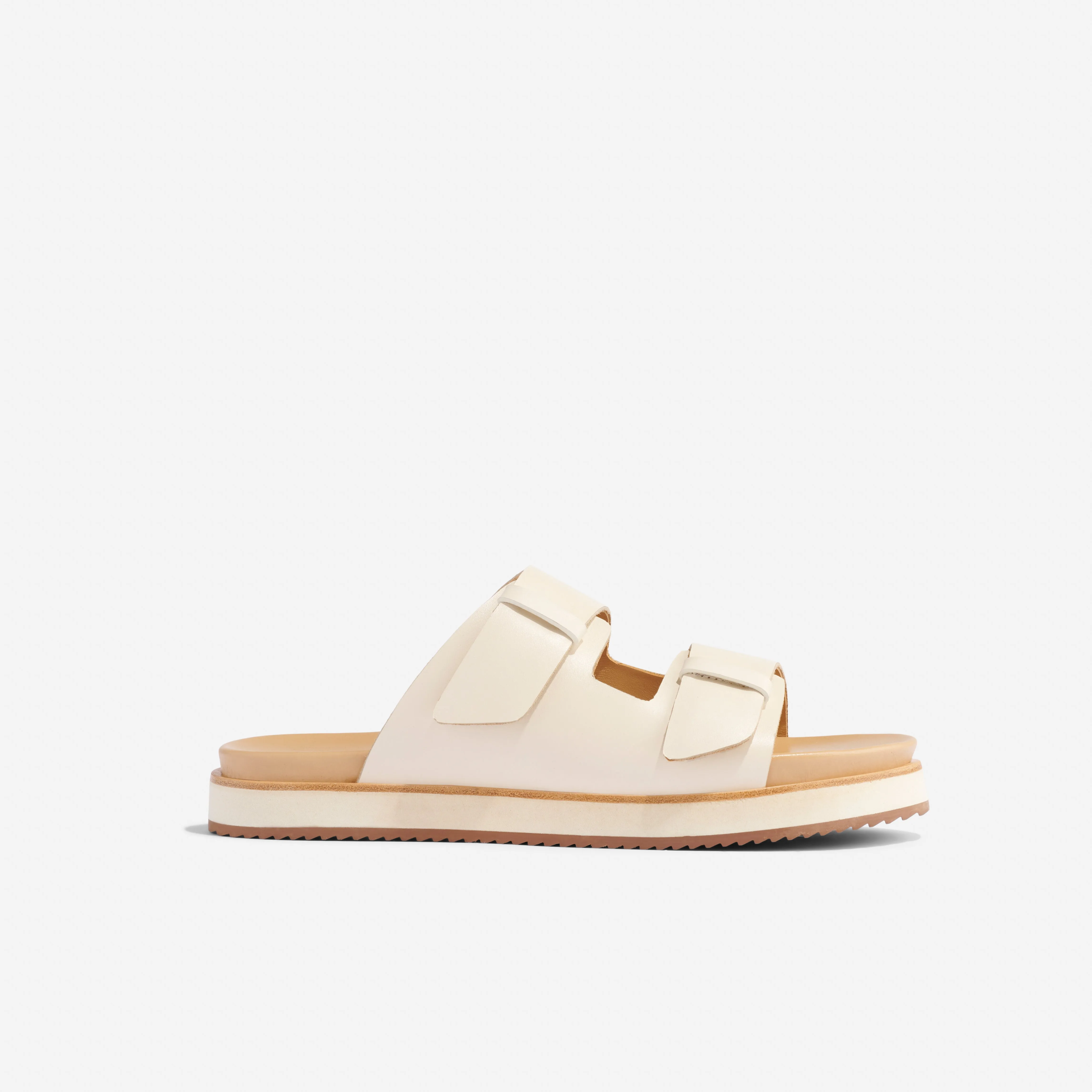 Ella Flatform Slide Bone