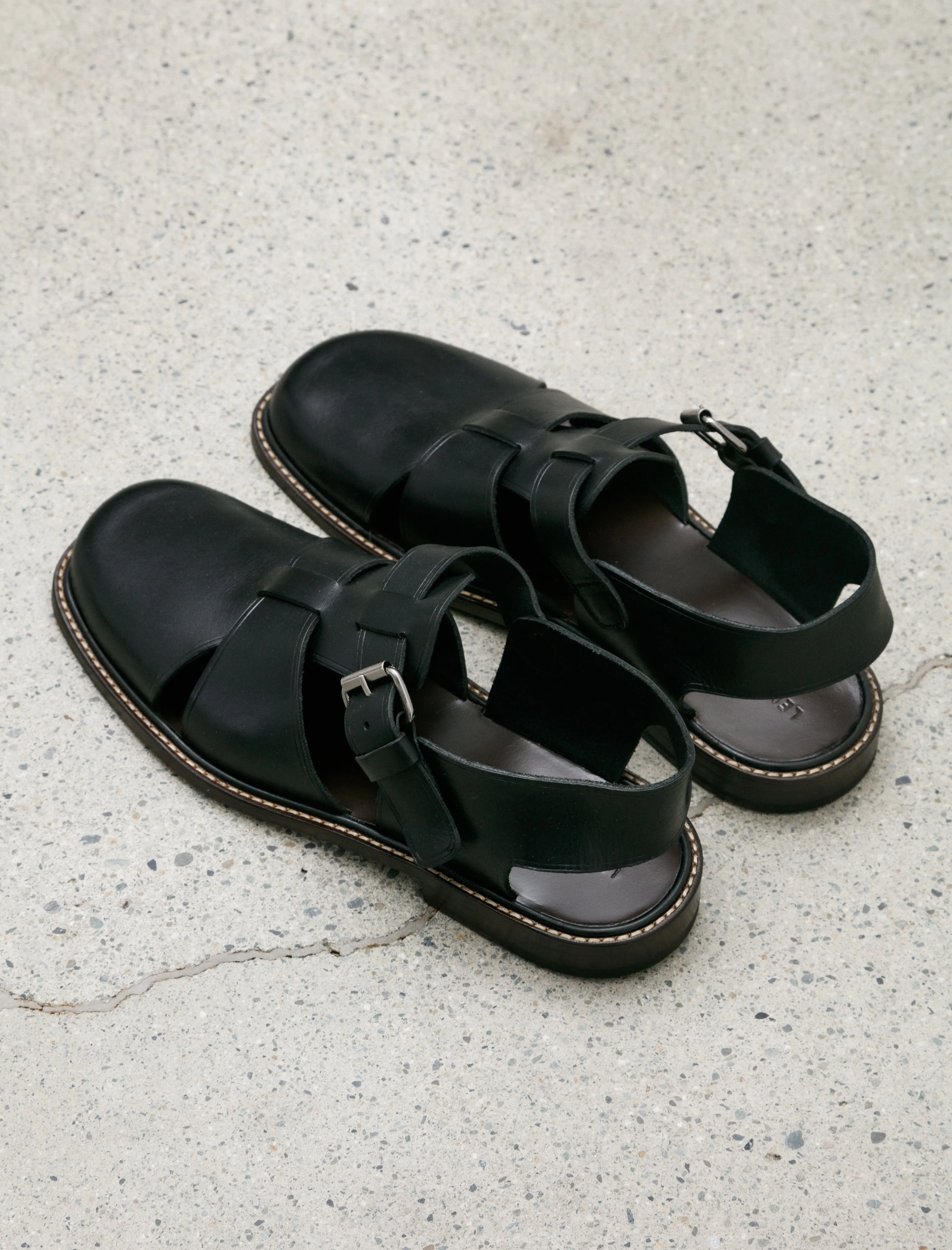 Fisherman Sandals Black