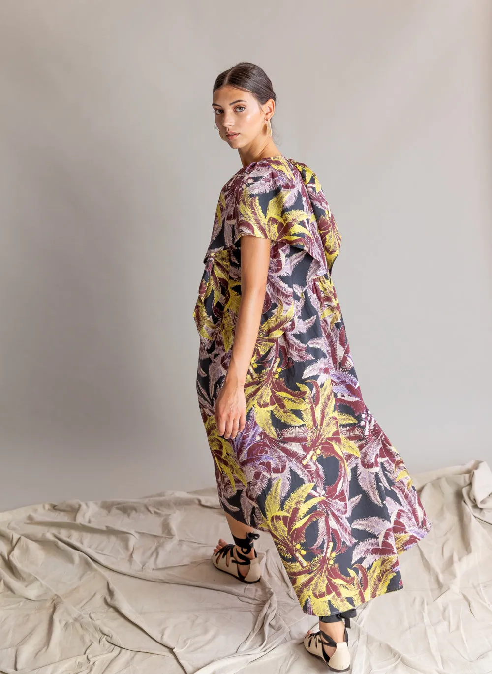 Folky Printed Dress