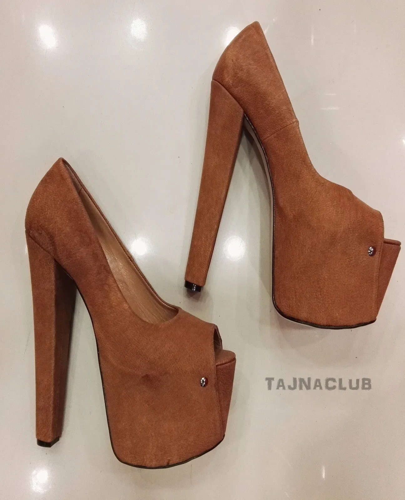 Ginger Peep toe Platform High Heels