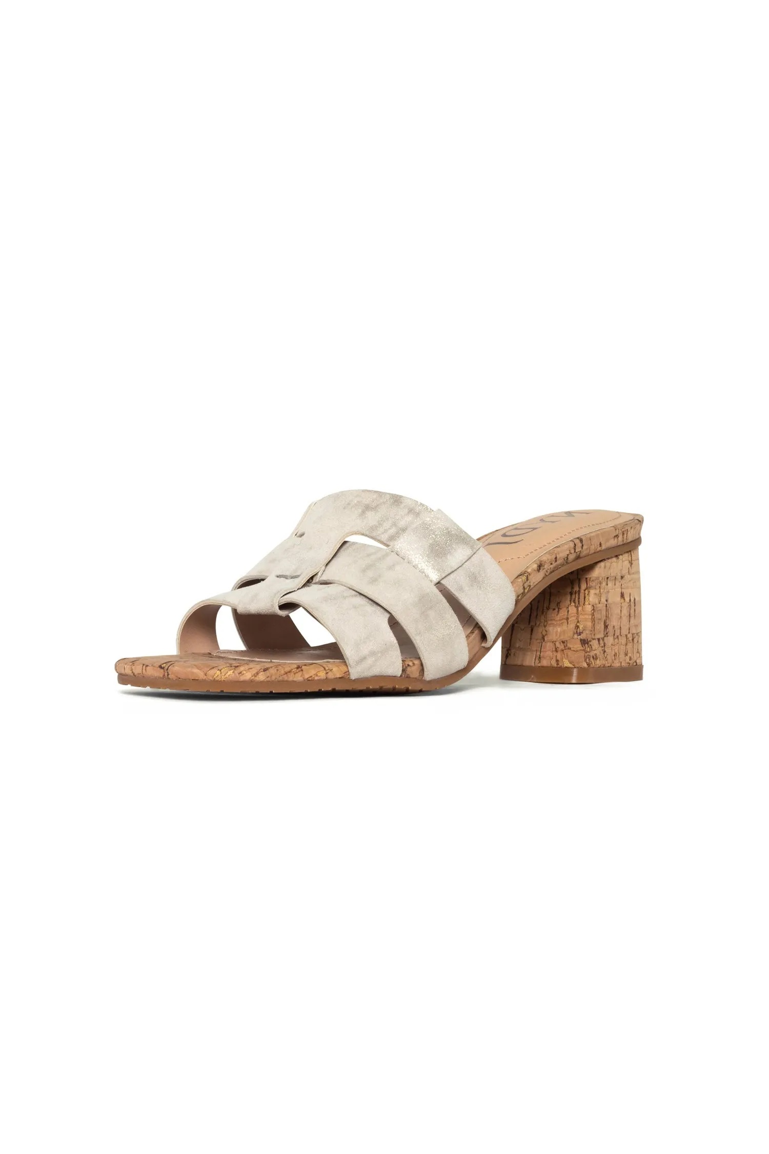 Gloriana Mule Sandals - Pewter