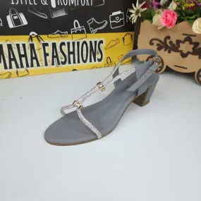 Grey Studs Sandals