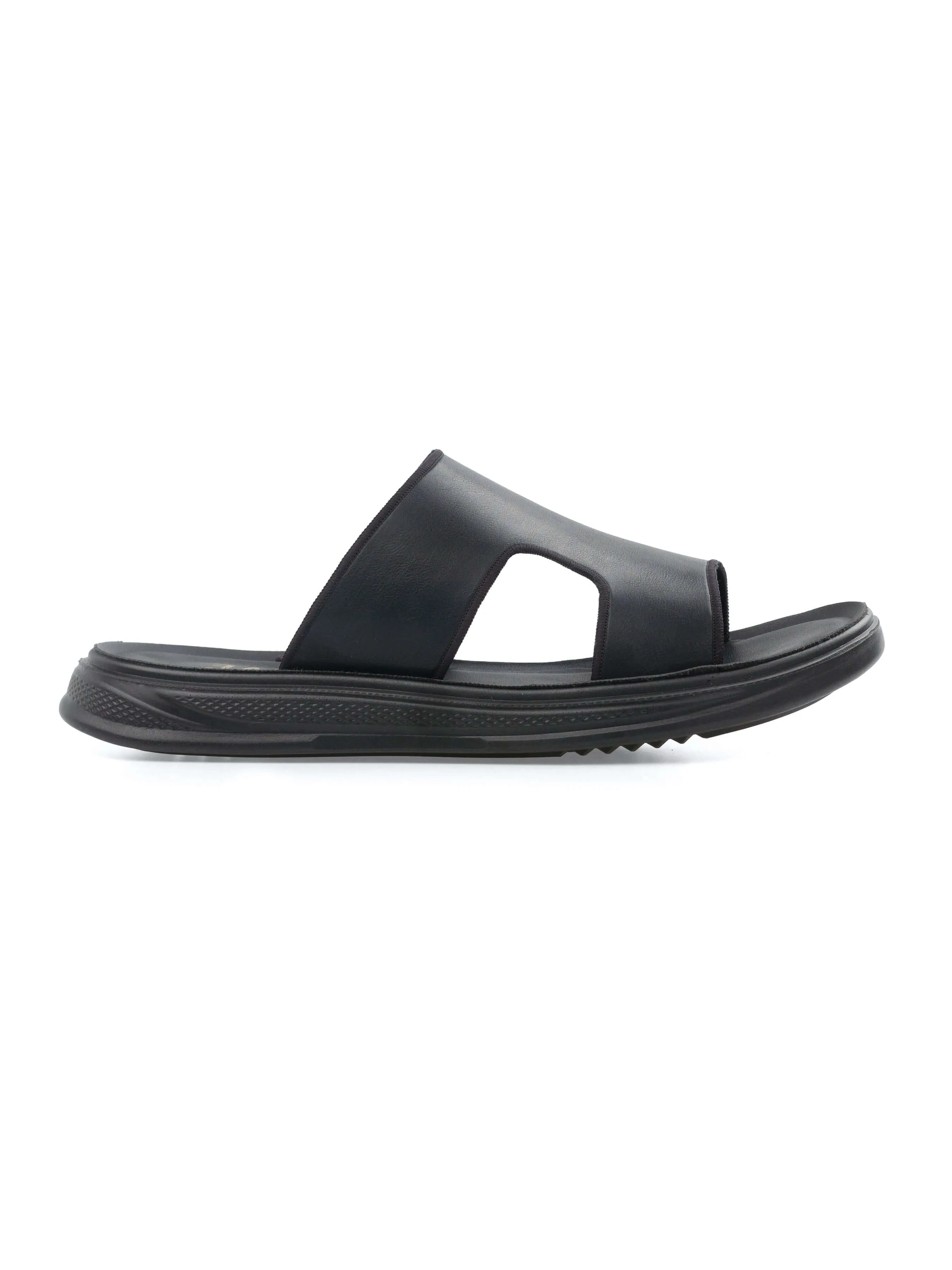 Hendrix Sandal - Black Plain (Cloud Sole)