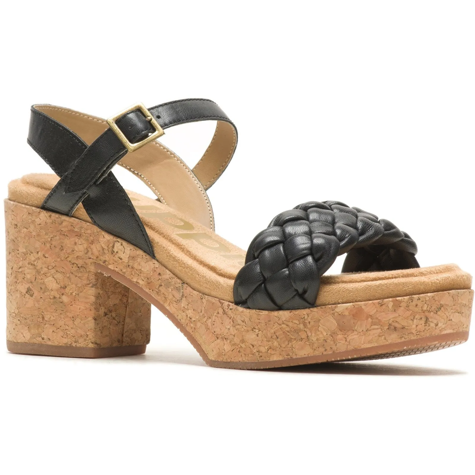 Hush Puppies Poppy Quarter Strap Leather Sandal