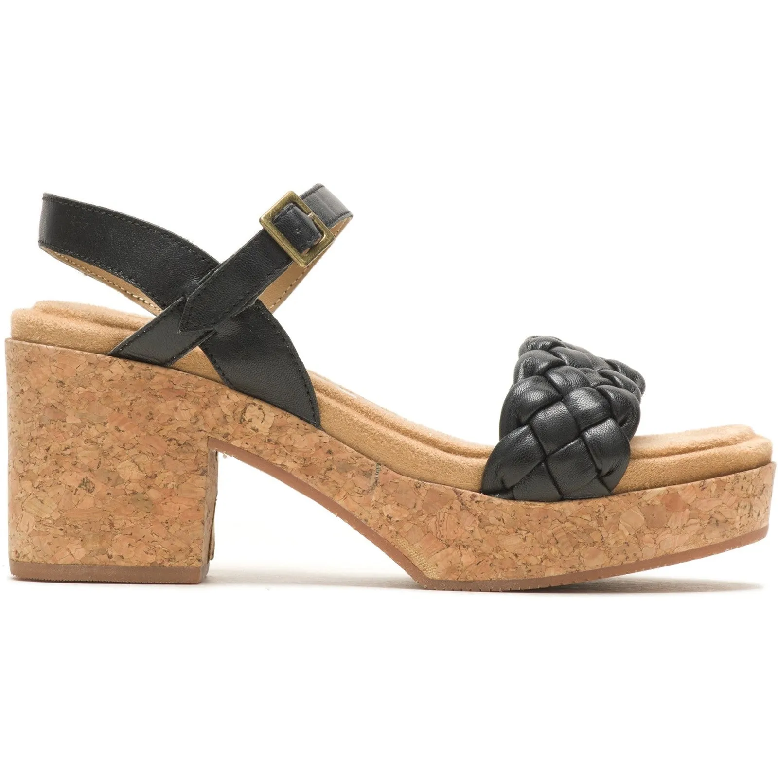 Hush Puppies Poppy Quarter Strap Leather Sandal