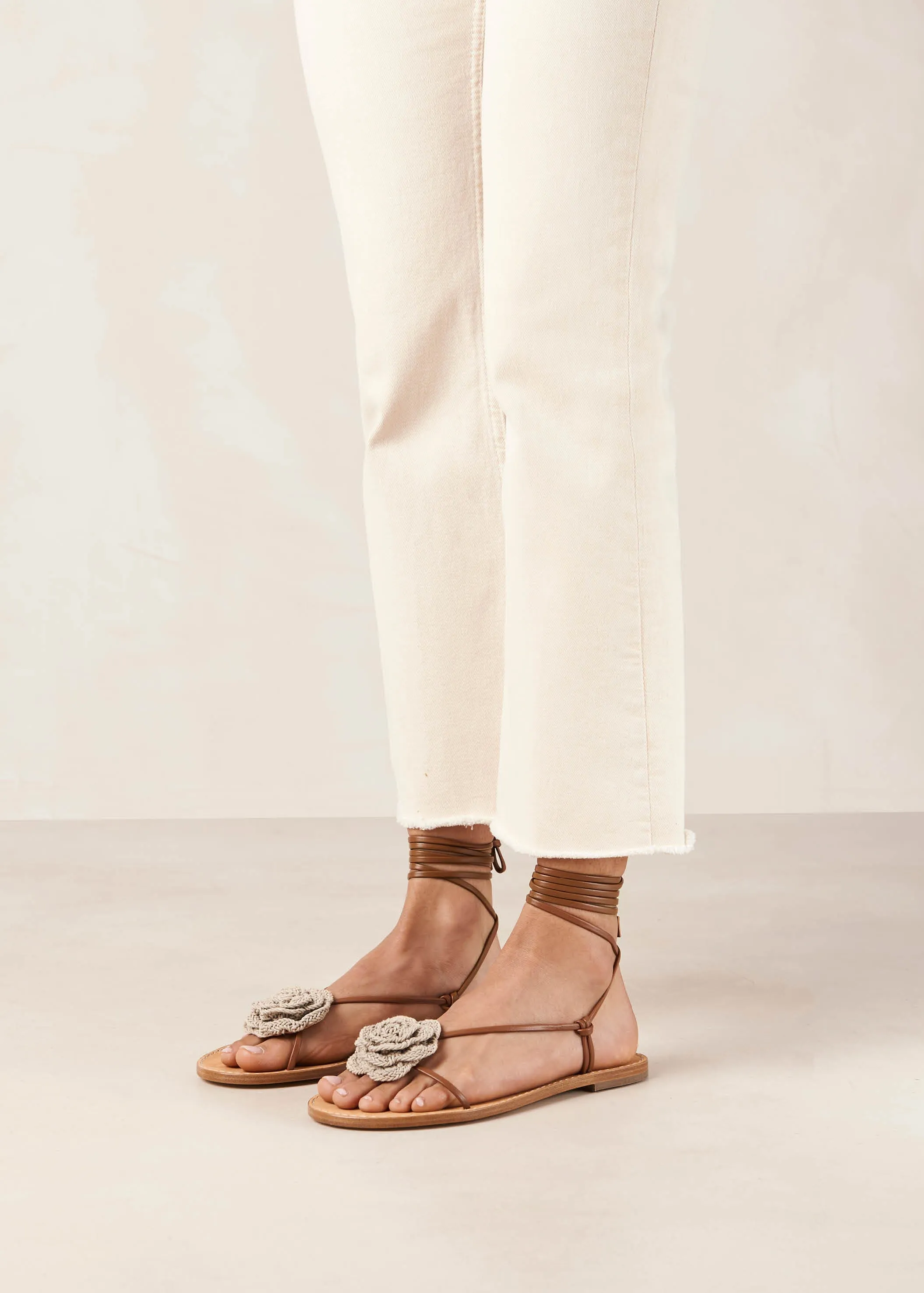 Jakara Tan Leather Sandals