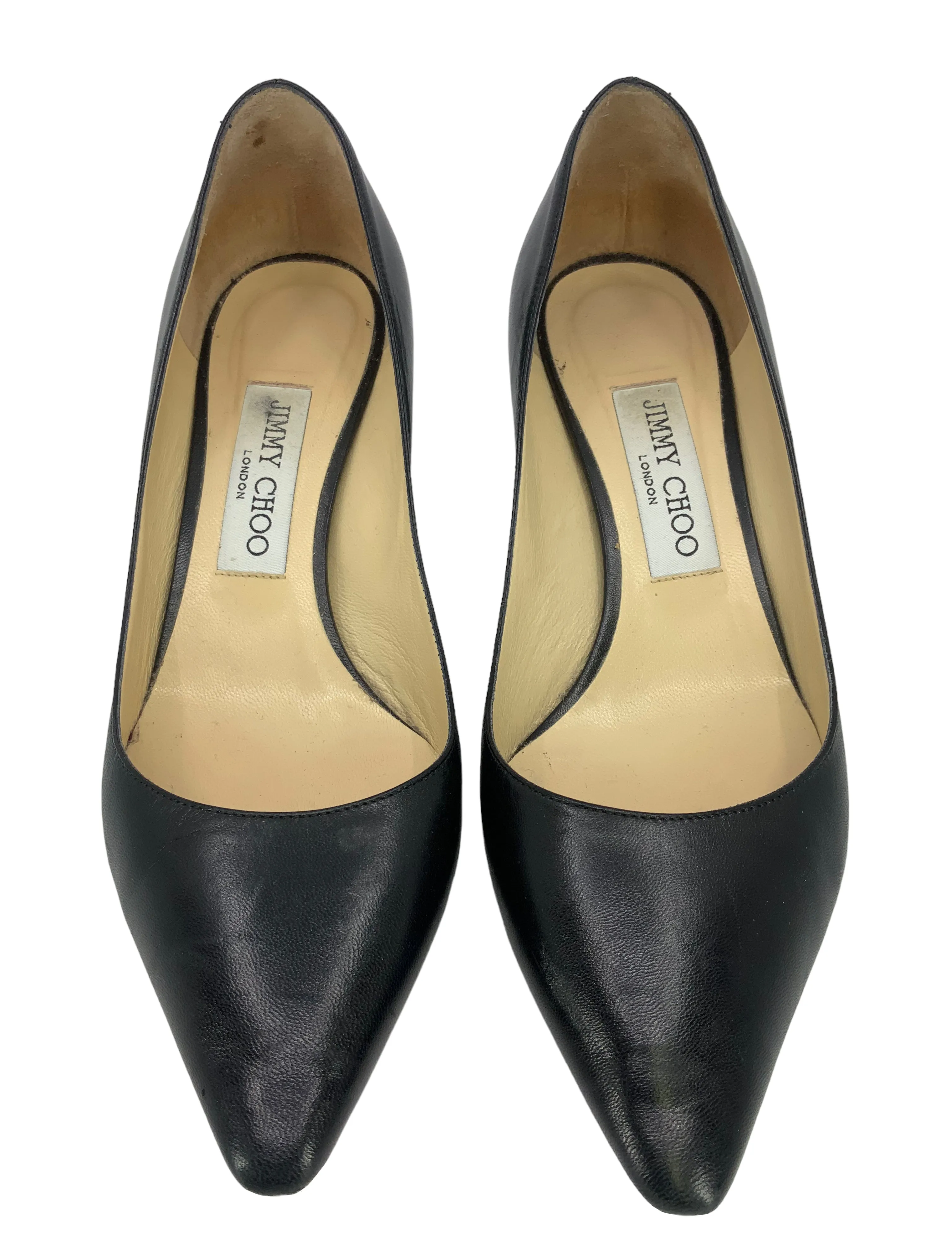 Jimmy Choo Romy Leather Pumps Size 7.5