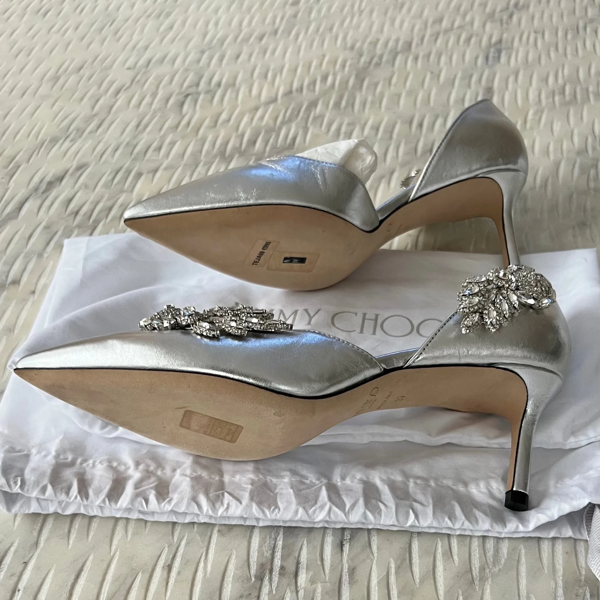 Jimmy Choo Teja 60 Crystal Heels