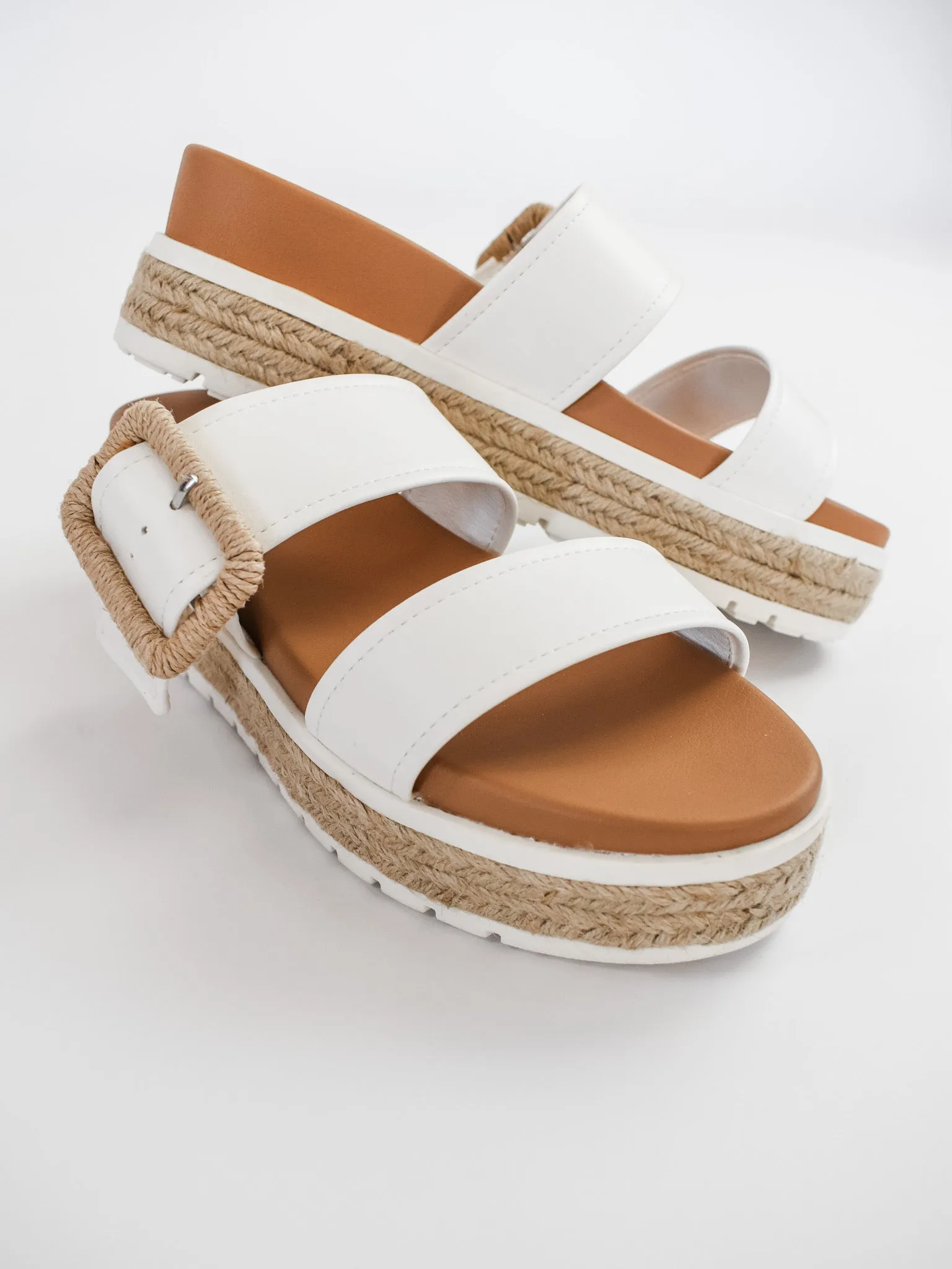 Kenzy Platform Slip On Sandals