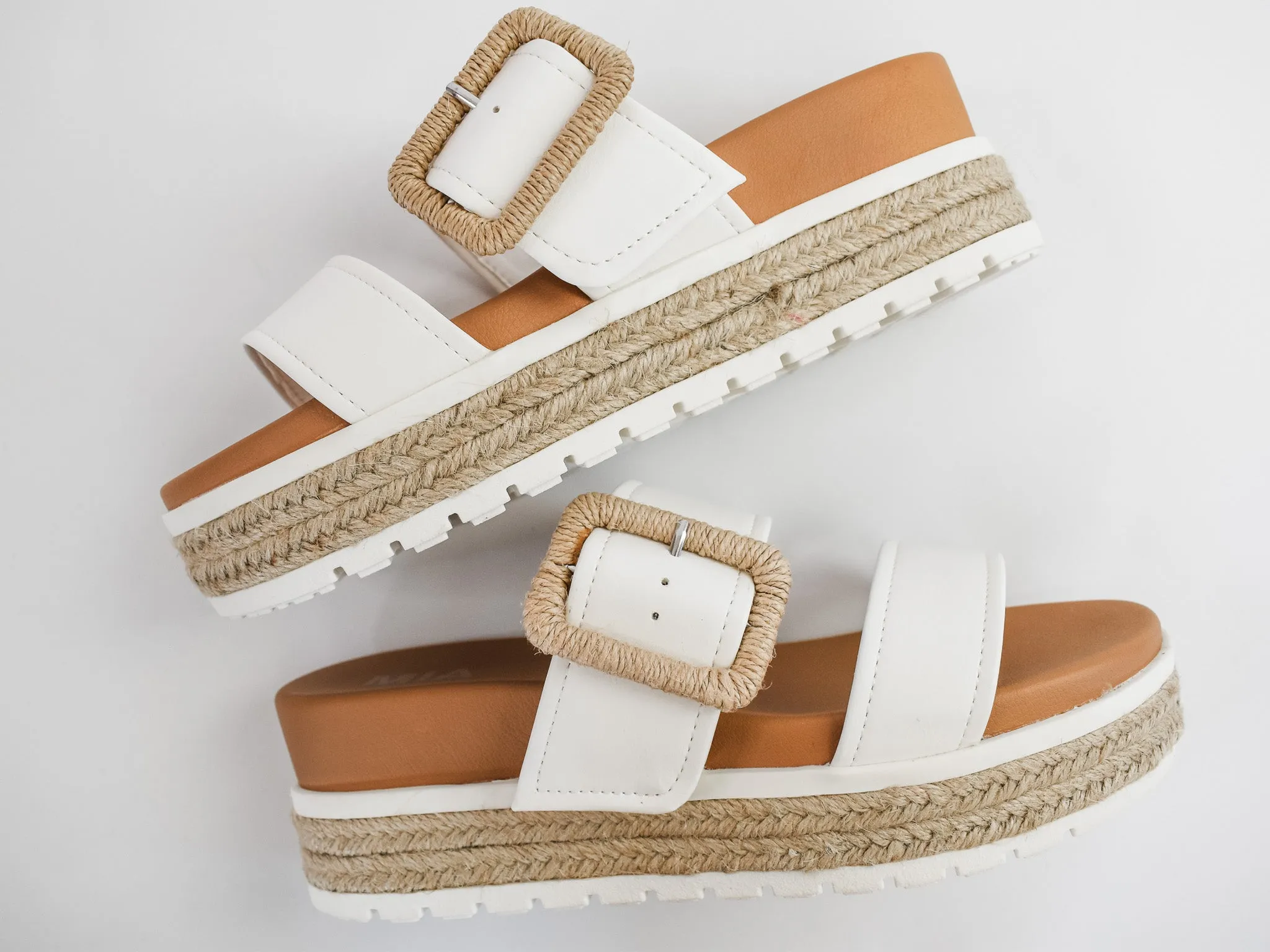 Kenzy Platform Slip On Sandals