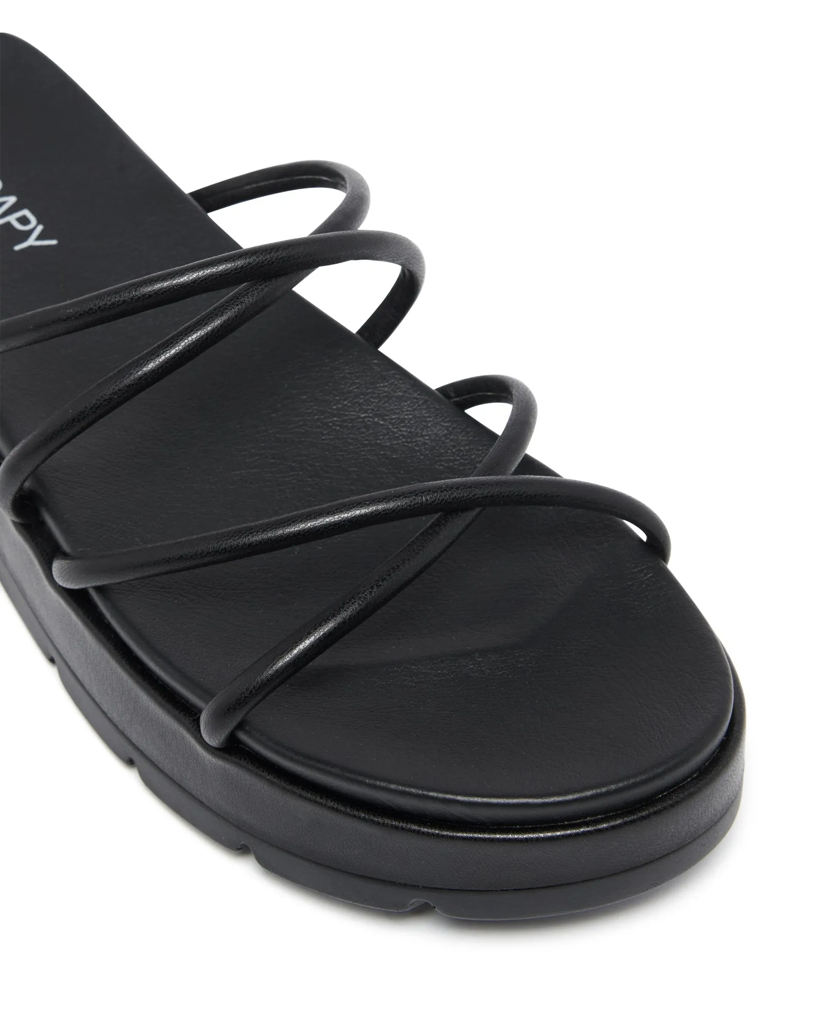 Lifft Sandal Black Smooth