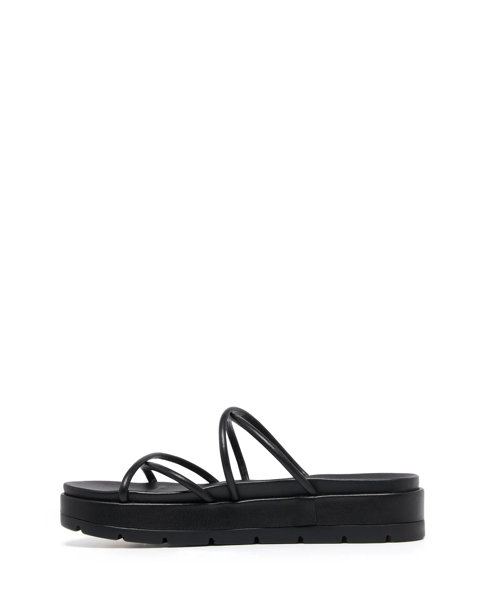 Lifft Sandal Black Smooth