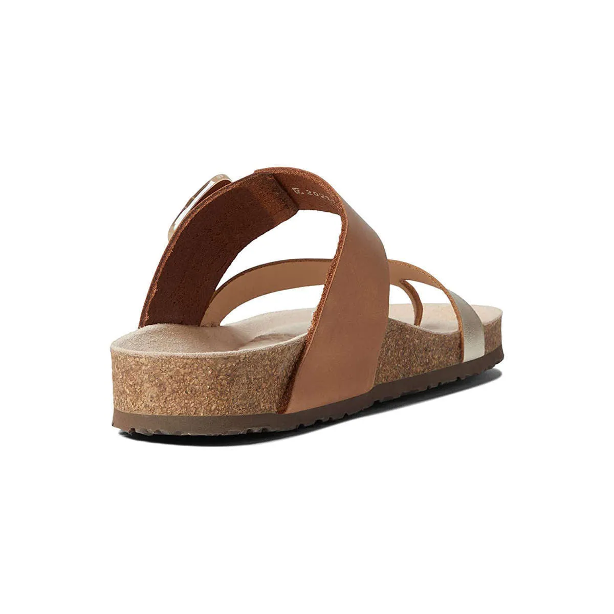 Madeline Full Grain Leather Women's Slide Sandals