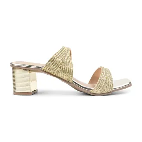 Marie Cliare NATASCHA BLOCK MULE Wedding Heel Sandal