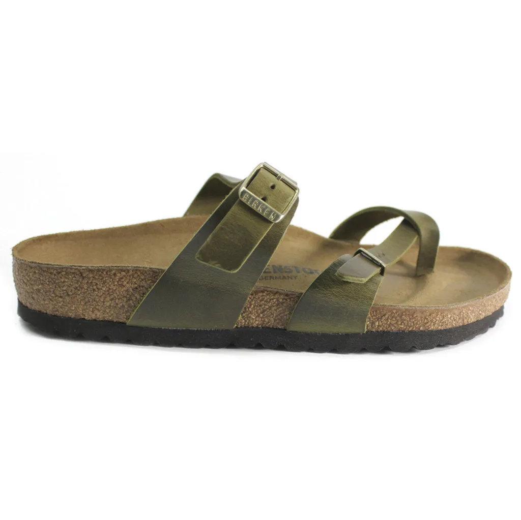 Mayari Oiled Leather Unisex Sandals