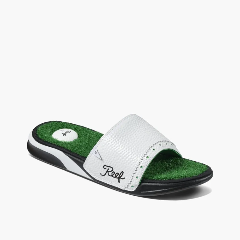 Mulligan Slide Green Sandals