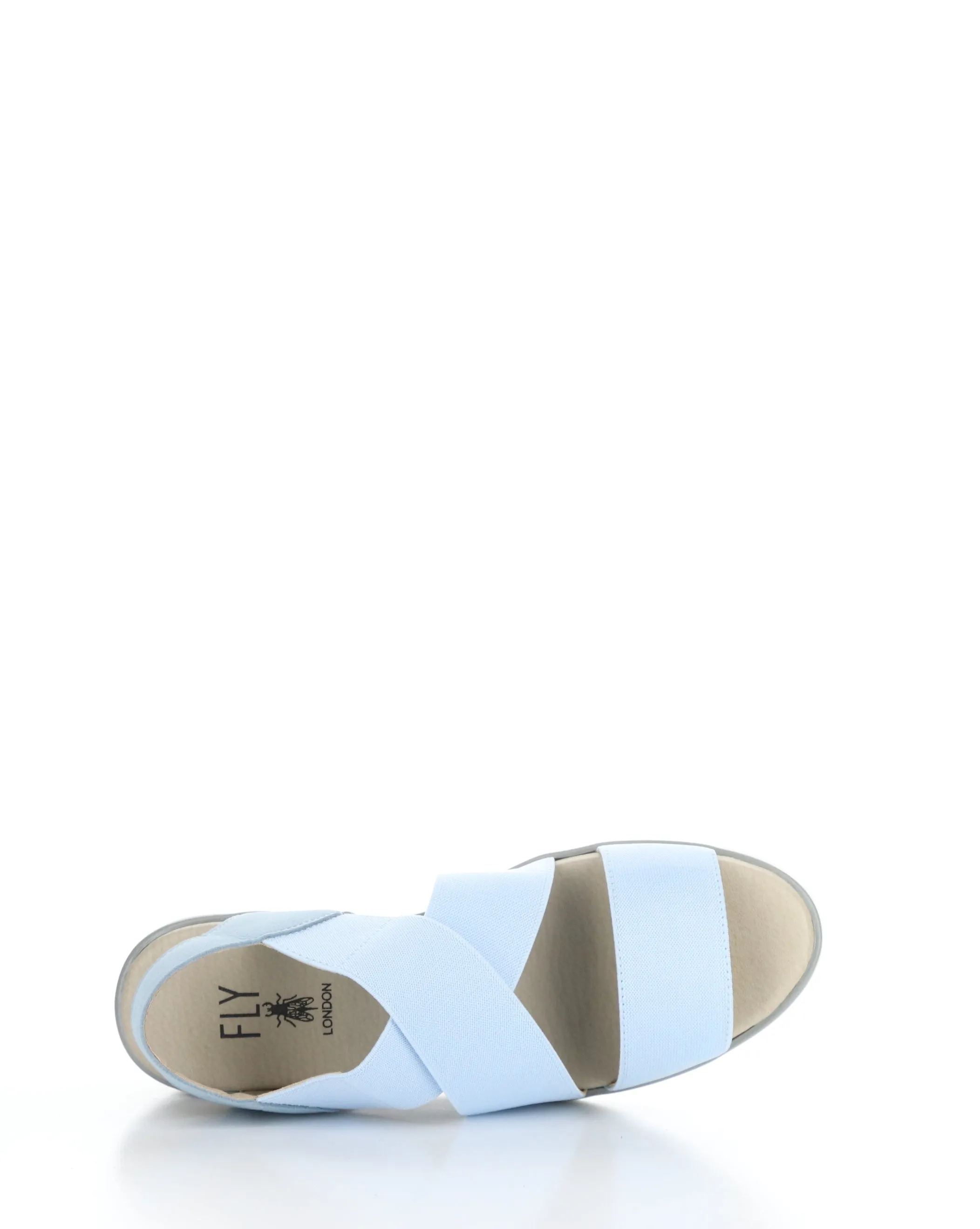 NOLI056FLY 003 SKY BLUE Elasticated Sandals