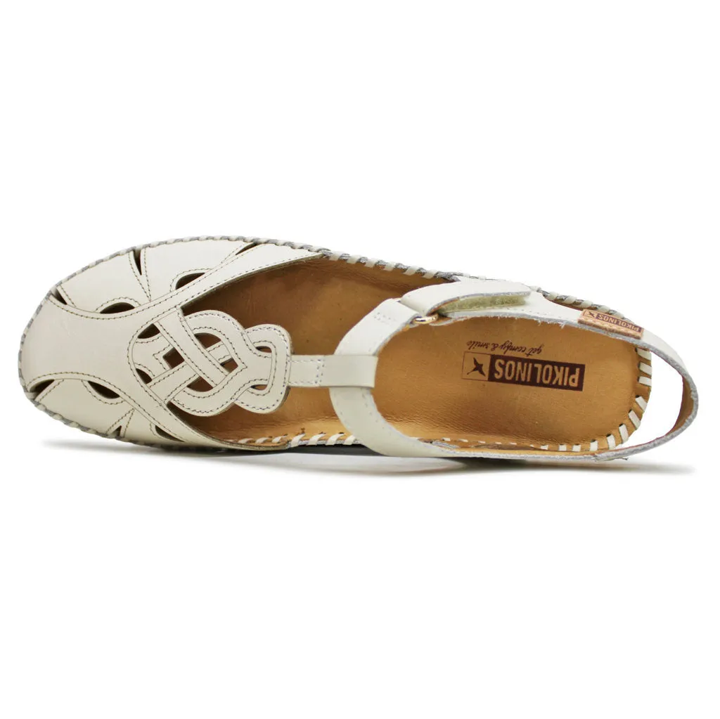 P. Vallarta Leather Women's Slingbacks Sandals